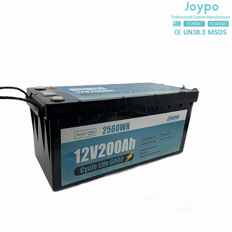 RV Camper Long Life LFP Lifepo4 μπαταρία 12V 24V 100Ah 200Ah με έξυπνο BMS
