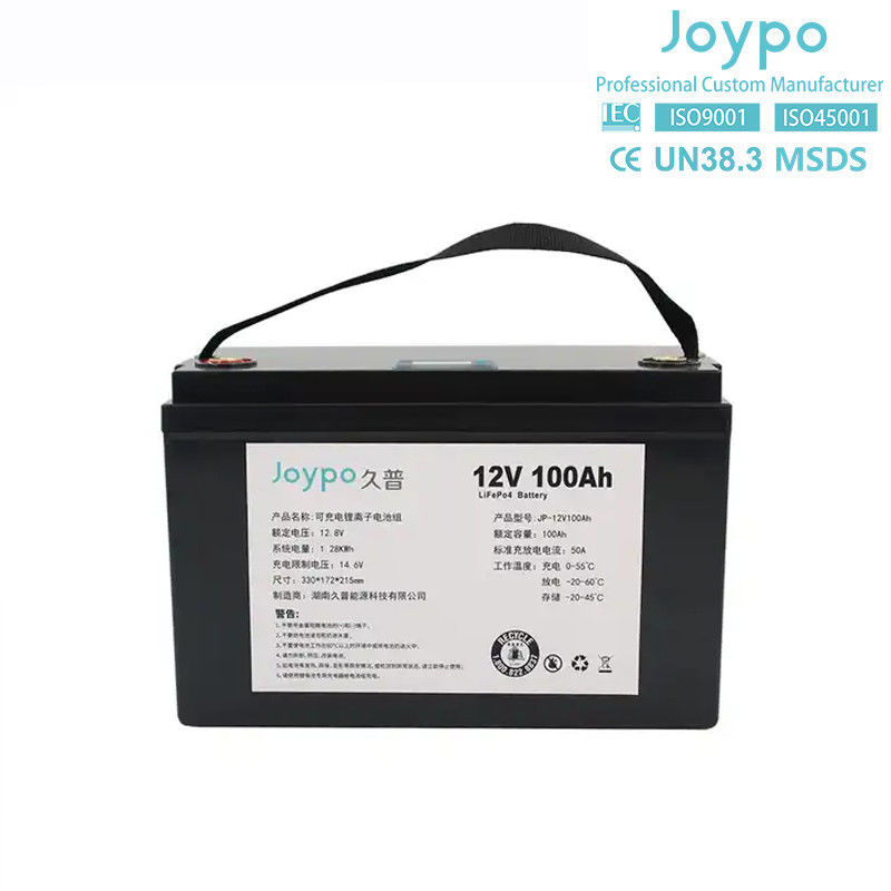 Βαθύ κύκλο Lifepo4 Marine Lithium Battery 12.8V 100Ah IP67 Αδιάβροχο για σκάφη