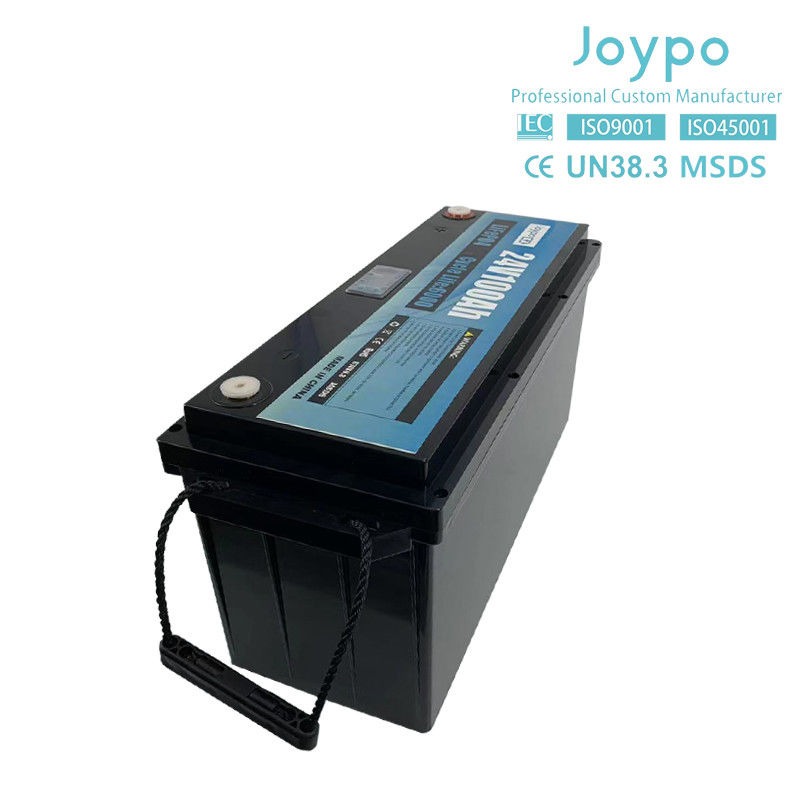 Smart BMS Μακροχρόνια Διαβίωση 24V 100Ah Λιθιοϊονική μπαταρία RV Camper Lifepo4 μπαταρία