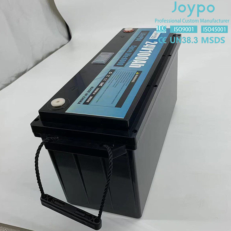 100Ah 200Ah Lithium Ion LiFePO4 μπαταρία 24 Volt βαθύ κύκλο μπαταρία για RV κάμπινγκ
