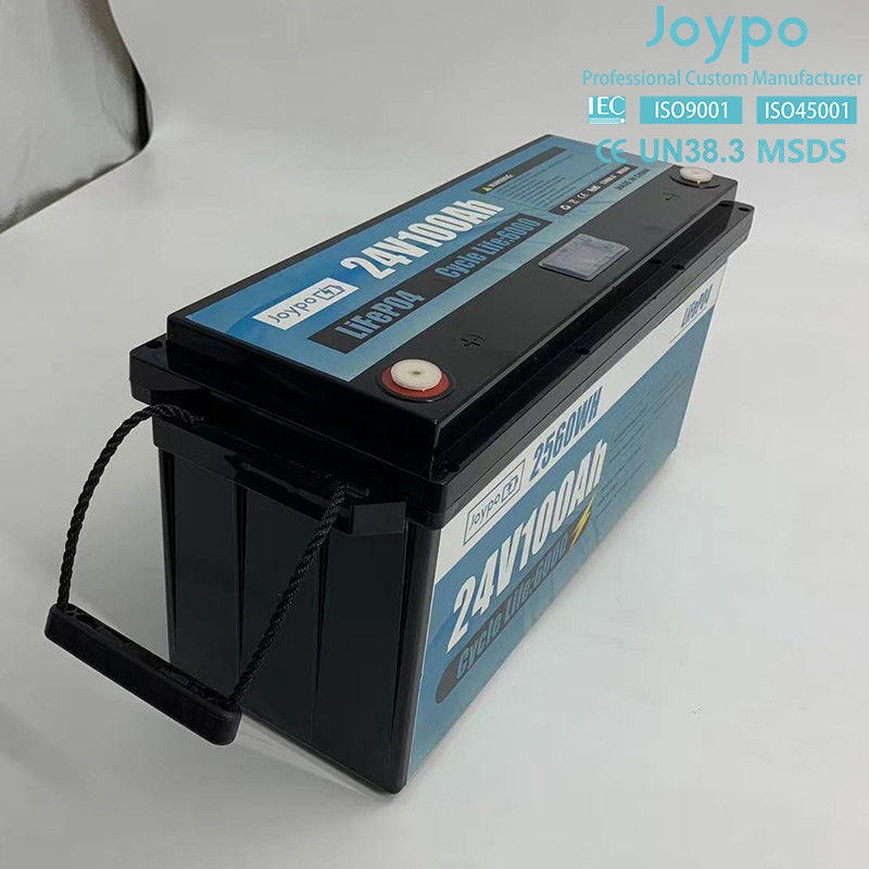 100Ah 200Ah Lithium Ion LiFePO4 μπαταρία 24 Volt βαθύ κύκλο μπαταρία για RV κάμπινγκ