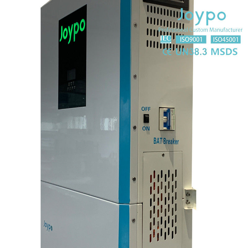 Ενιαία φάση 10kwh Συστημα αποθήκευσης ηλιακής ενέργειας 48V 200Ah μπαταρία για το σπίτι