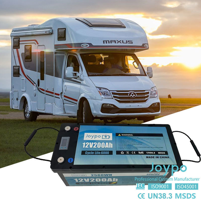 12 Volt RV μπαταρία λιθίου επαναφορτιζόμενο βαθύ κύκλο μπαταρία ιόντων λιθίου για το αυτοκίνητο σπίτι