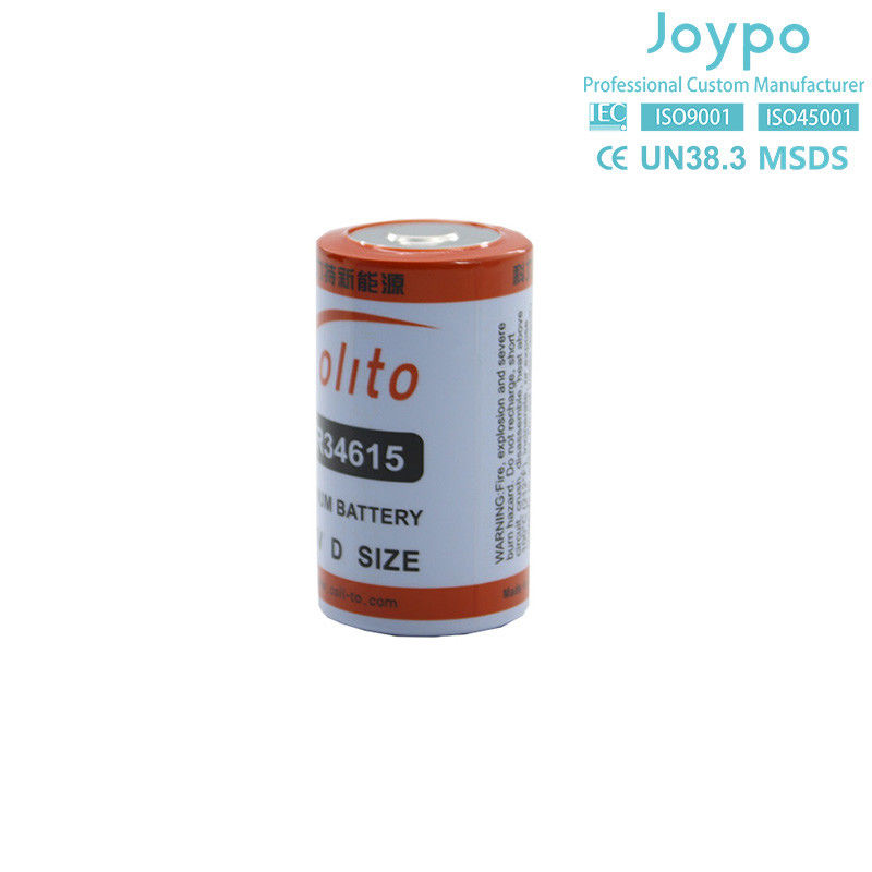 ER34615 3.6V Λιθιοηλεκτρική μπαταρία 19000MAH Μακρόχρονη μπαταρία Λιθιοϊδινοχλωριούχο