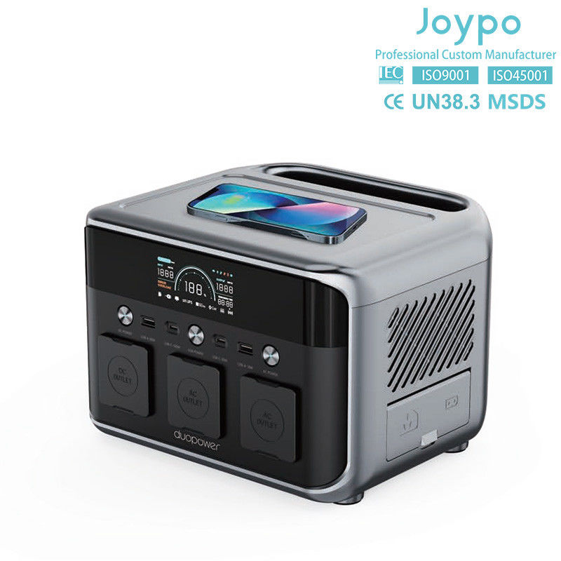 Μεταφορτωτή ηλιακή ενέργεια 600W με πολλαπλές θύρες φόρτισης και φως LED για κάμπινγκ το Σαββατοκύριακο