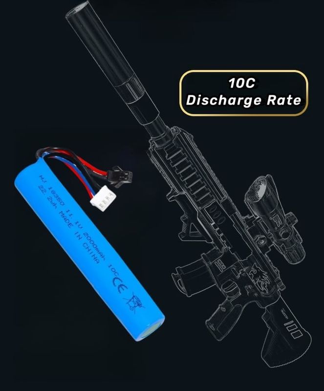 3S 11.1V 2000mAh μπαταρία ιόντων λιθίου για ηλεκτρικά παιχνίδια