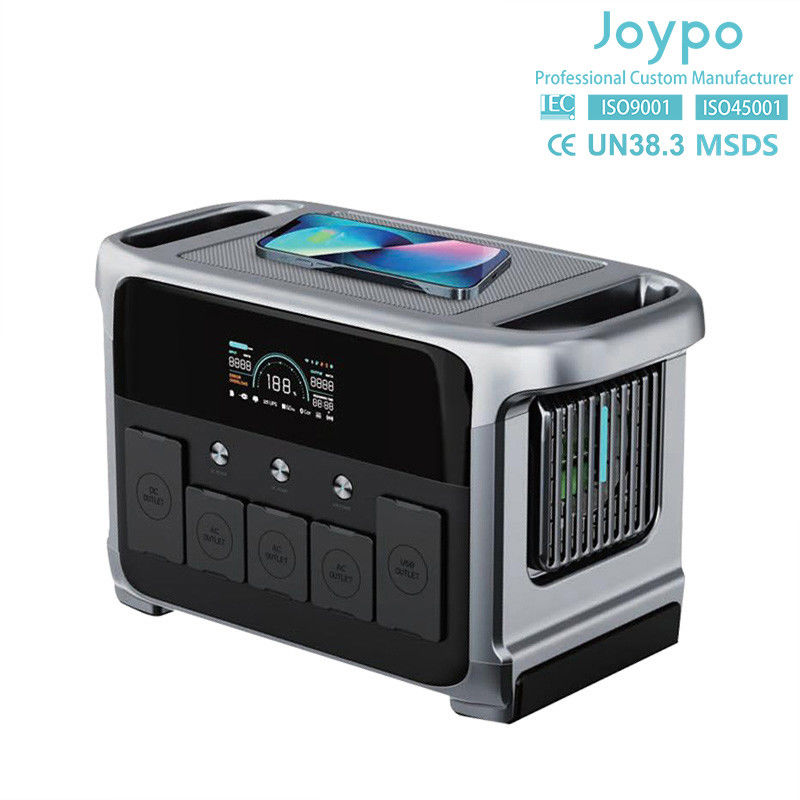 1200W ασύρματη φόρτιση φορητή ηλιακή γεννήτρια με μπαταρίες λιθίου σιδήρου φωσφορικού