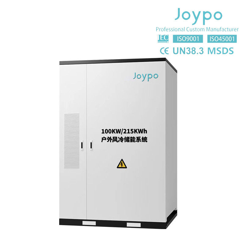 Joypo 100kW 215kWh Εμπορικό και βιομηχανικό σύστημα αποθήκευσης ενέργειας IP55 Μοντέλος μπαταρίας Δυνατότητα 280Ah