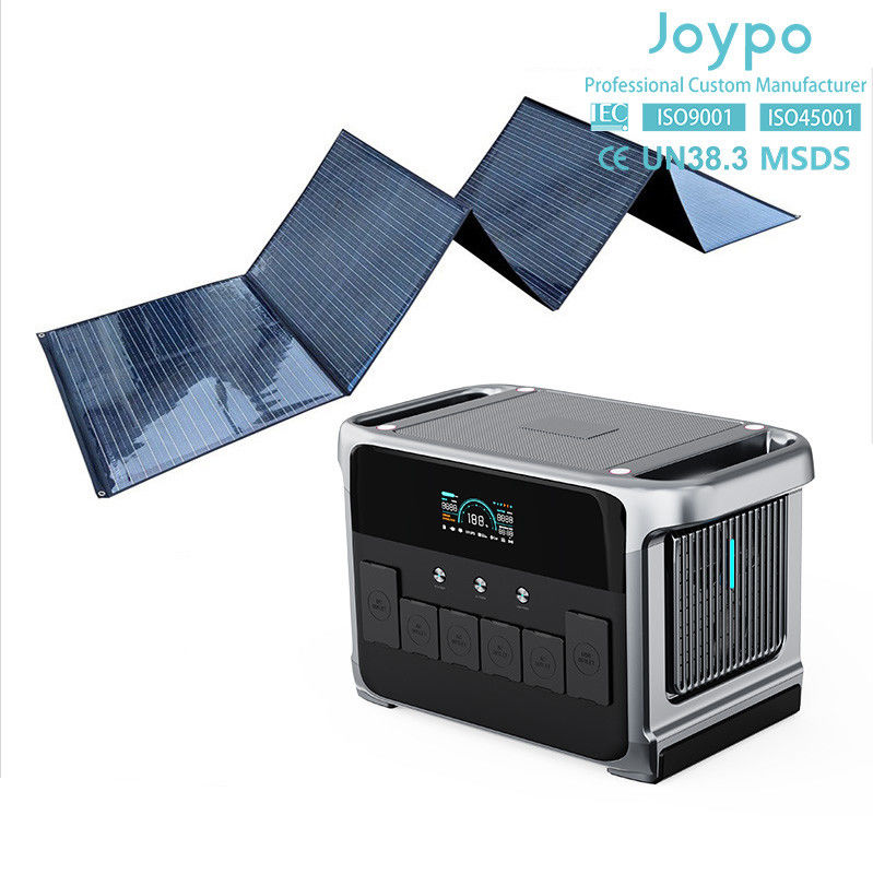 4.8kW 2.4kW Lifepo4 φορητό σταθμό ηλεκτρικής ενέργειας Ηλιακή γεννήτρια για κάμπινγκ σπίτι διαμέρισμα