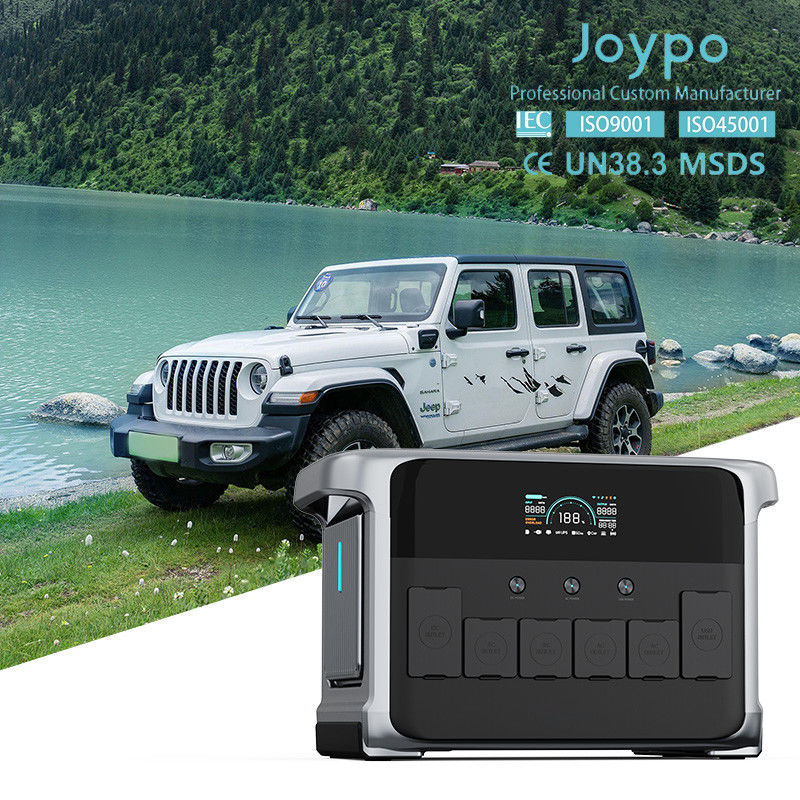Joypo 2kWh εξωτερικό σταθμό ηλεκτρικής ενέργειας μπαταρίας Υποστήριξη 12V 24V φορτιστή αυτοκινήτου εισόδου και πολλαπλής εξόδου